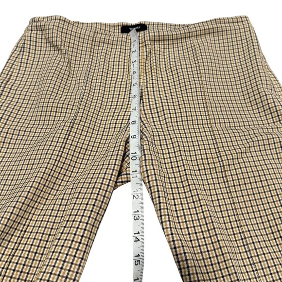 Theory Alletah Ansley Check Plaid Pants Size 6 - Picture 10 of 11
